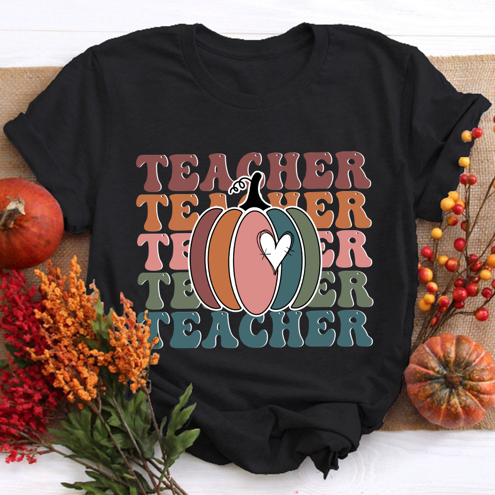 Retro Style Halloween Pumpkin T-Shirt