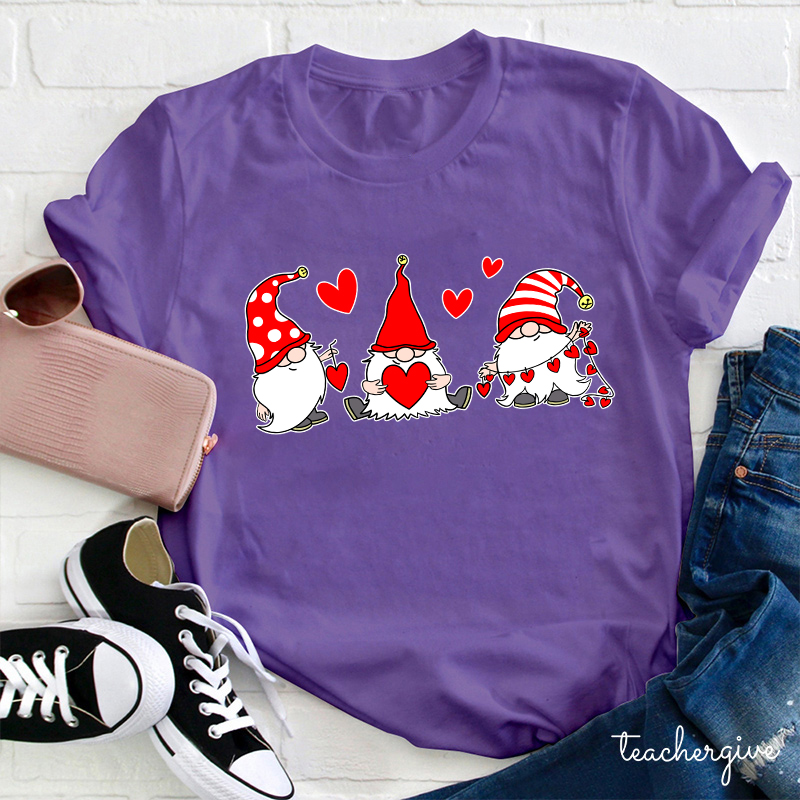 Love Gnomes Teacher T-Shirt