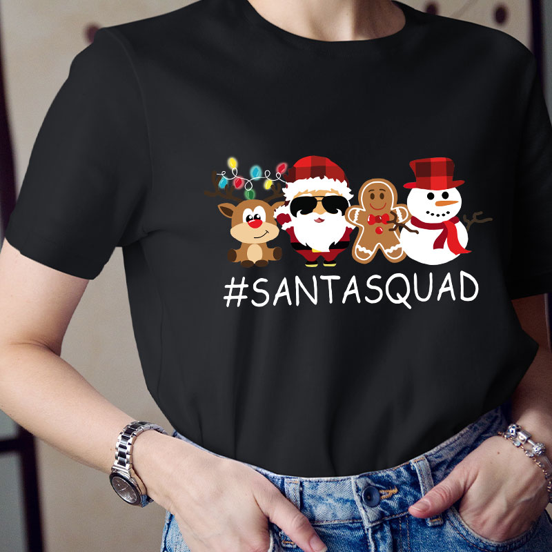 Santa Squad Teacher T-Shirt