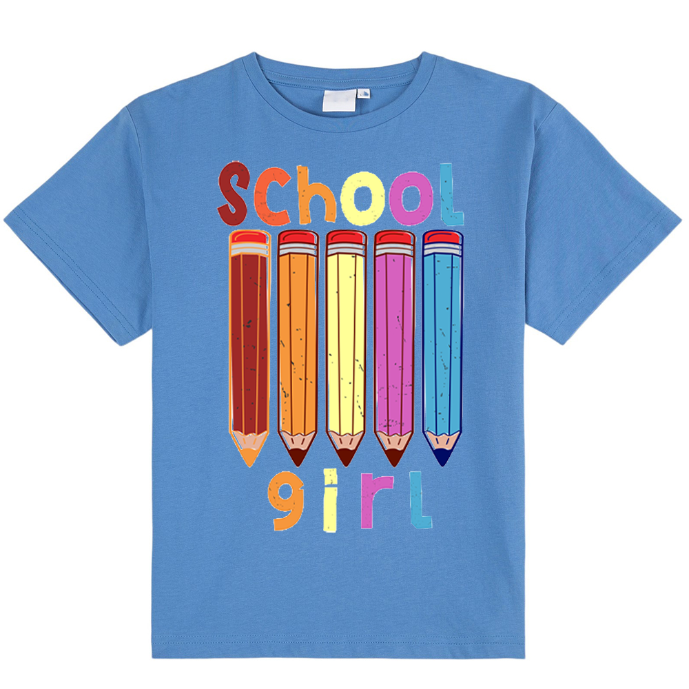 School Girl  Kids T-Shirt