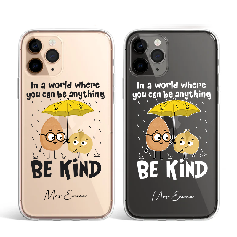 Personalized iPhone 13 Series In A World Where You Can Be Anything Soft Gel TPU Case