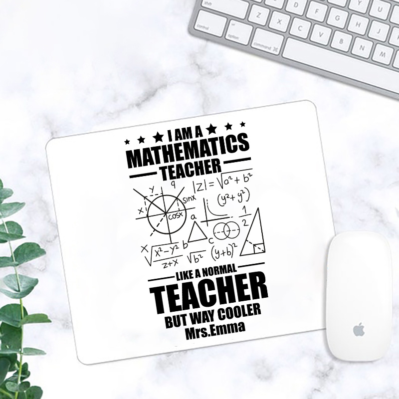 Personalized I AM A Mathematic Teacher Mouse Pad