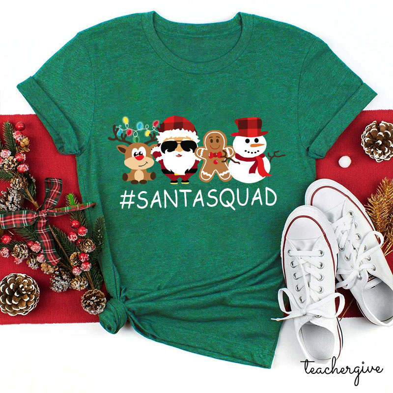Santa Squad Teacher T-Shirt