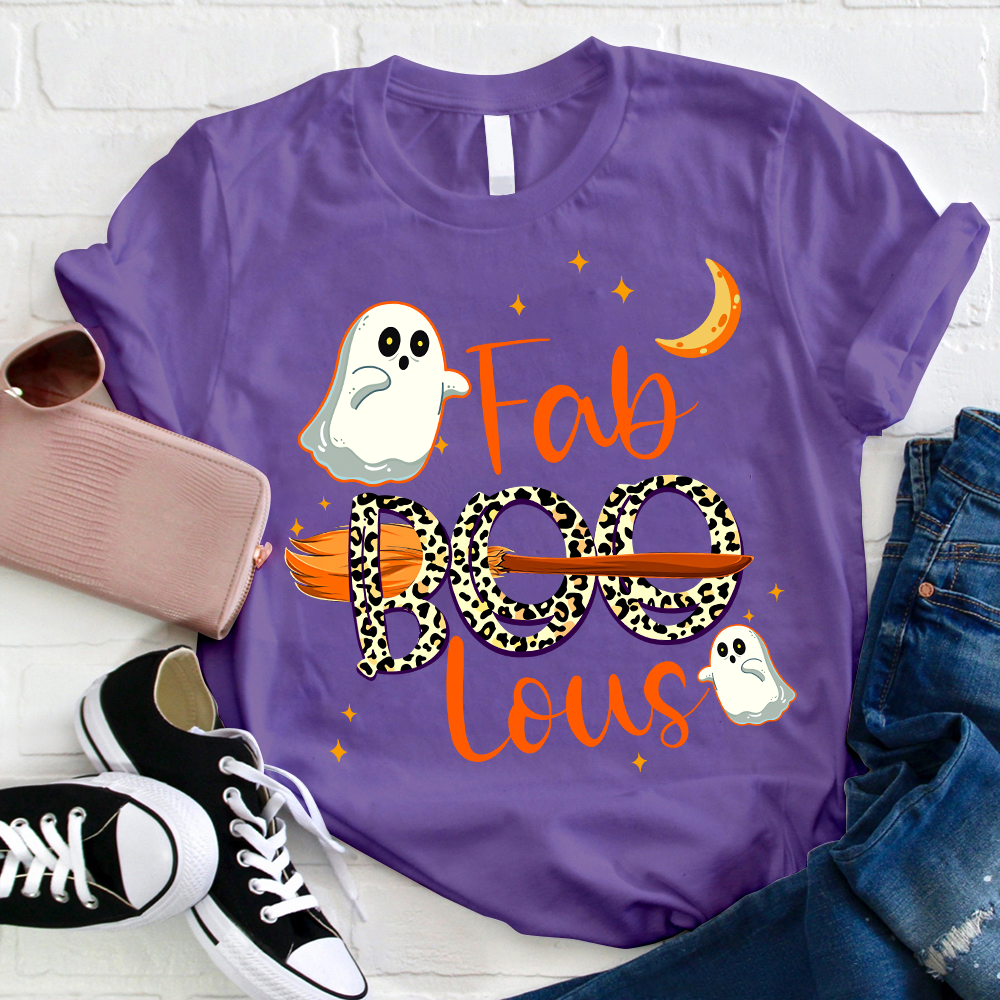 Fabboolous Night With Cute Ghost T-Shirt