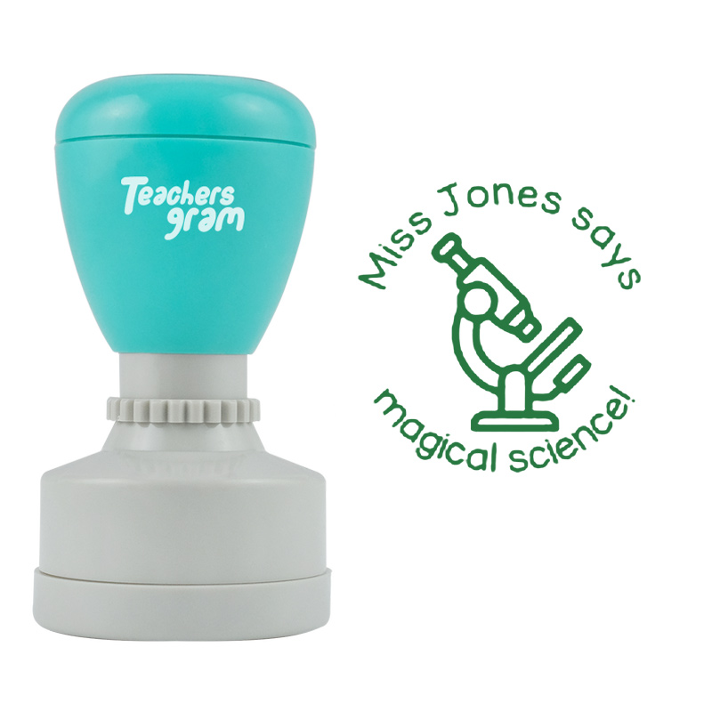 Personalized  Telescope Genius Work Stamp