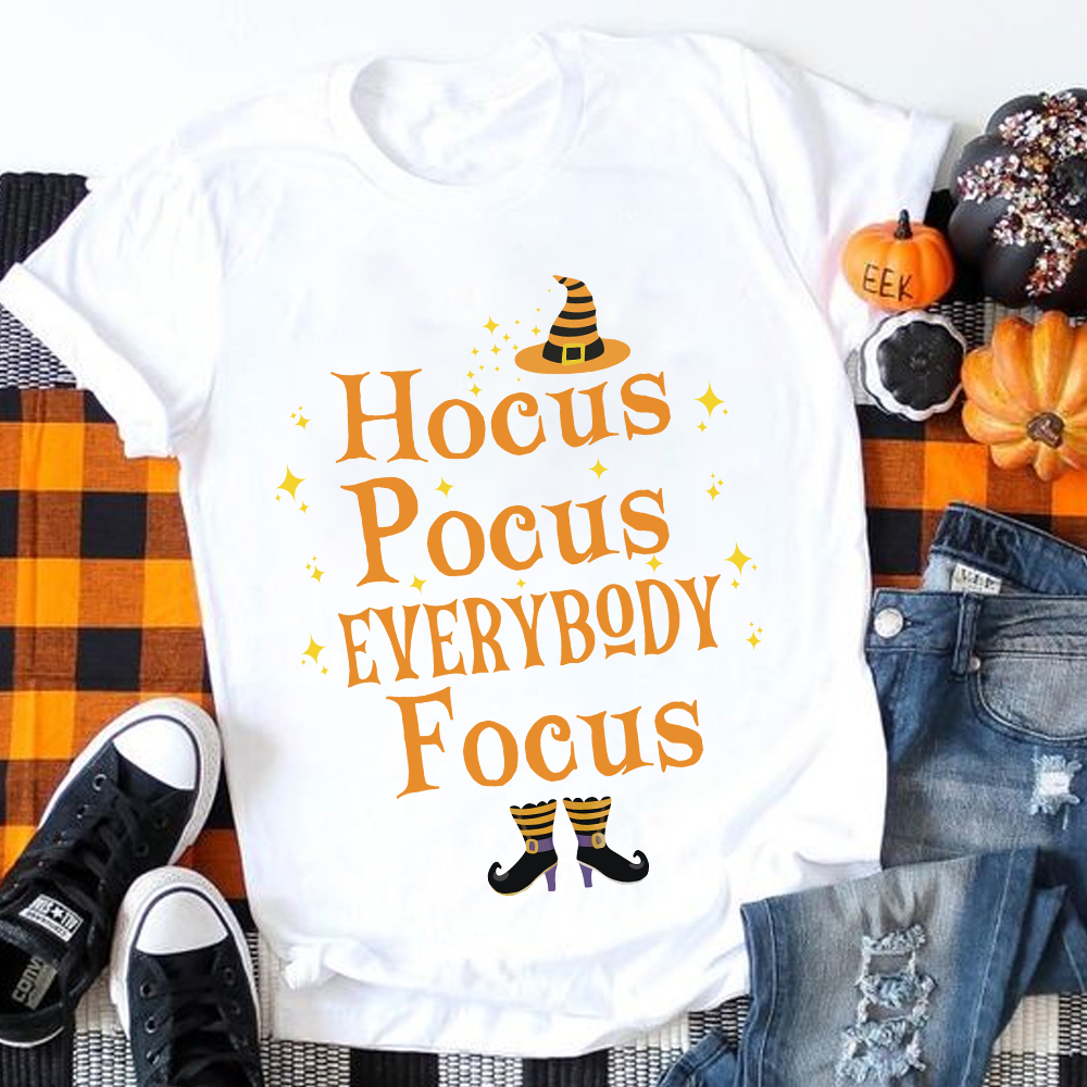 Witch Is Here Everybody Focus T-Shirt