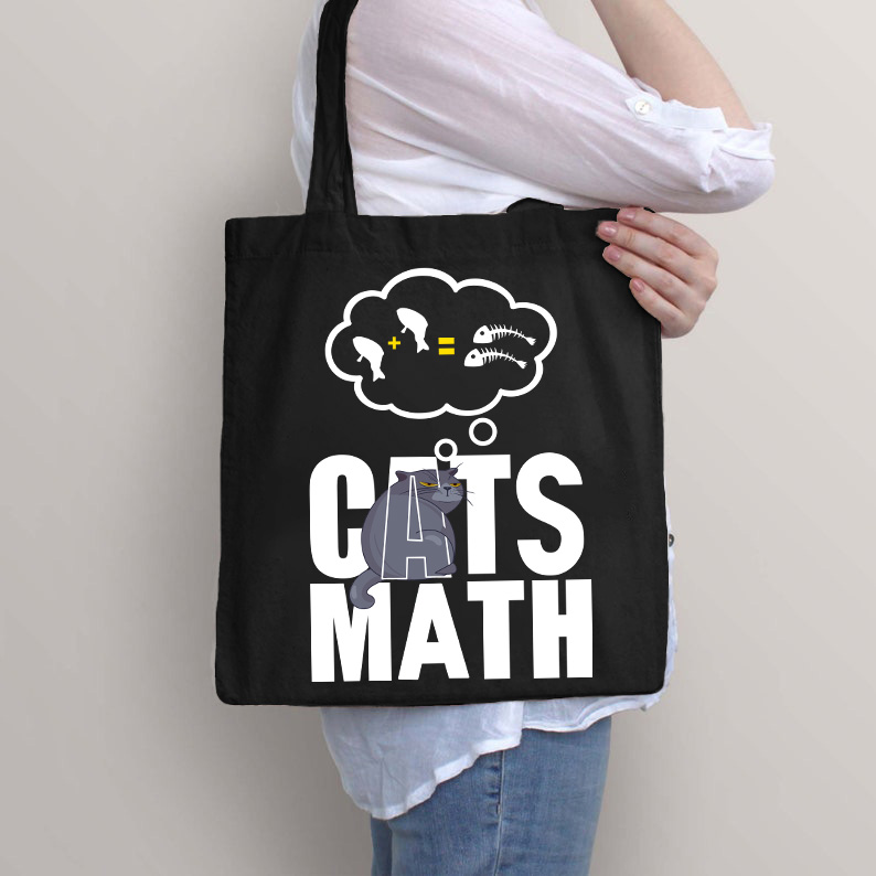 Cats Math Tote Bag