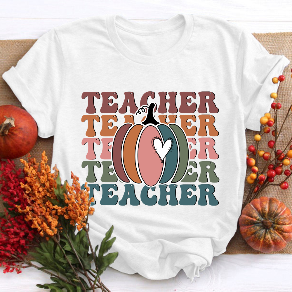 Retro Style Halloween Pumpkin T-Shirt