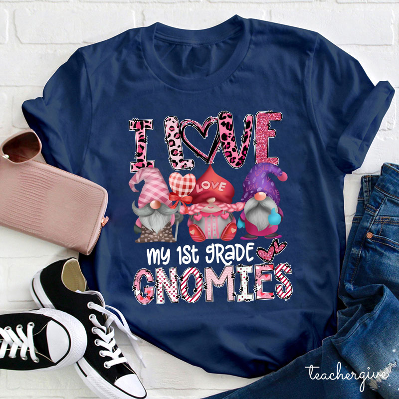 Personalized I Love My Gnomies Teacher T-Shirt