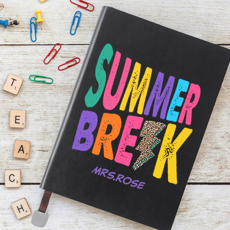 Personalized Summer Break Notebook