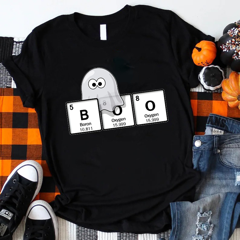 Learn Chemistry With Ghosts Teacher T-Shirt