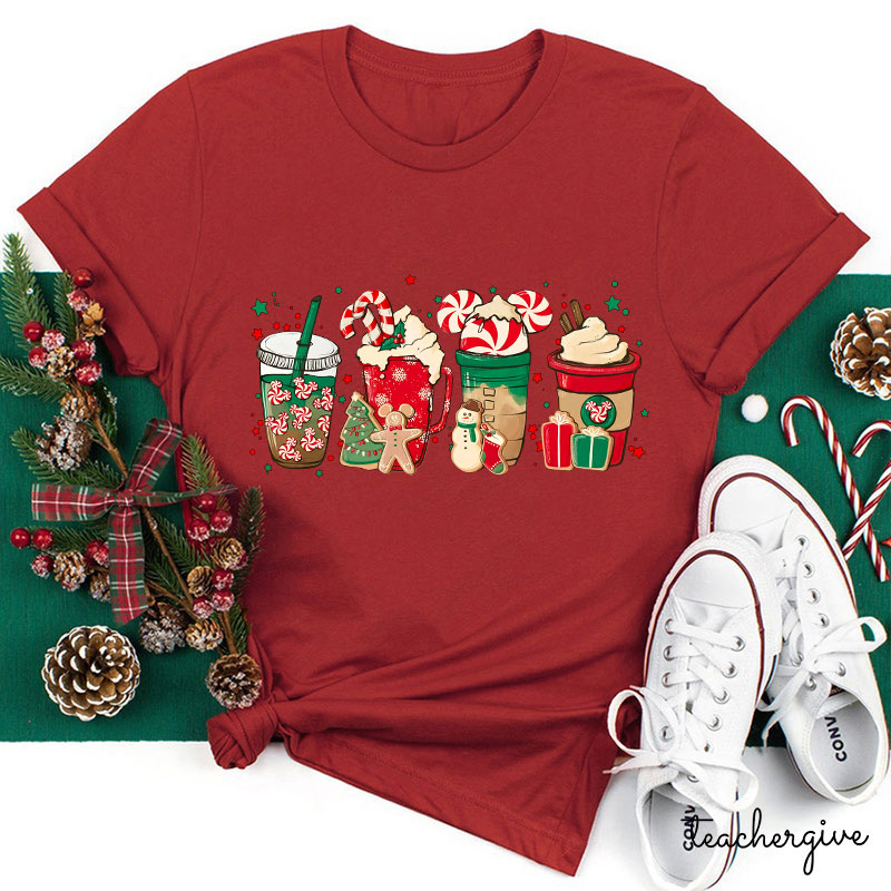 Bet You Want Some Christmas Drink Teacher T-Shirt