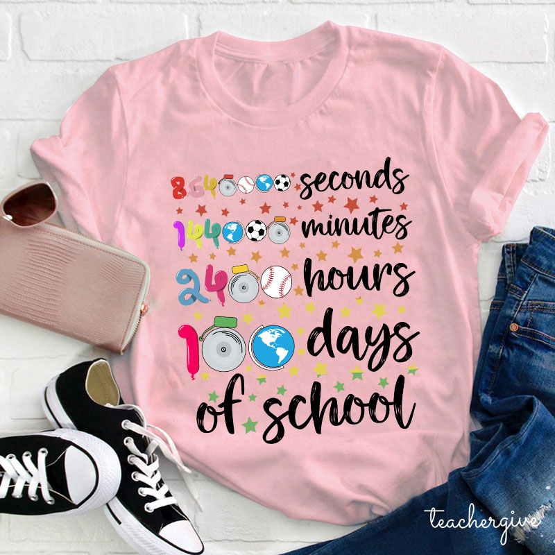100 Days Of School Teacher T-Shirt