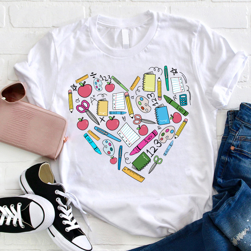 Teacher Heart T-Shirt