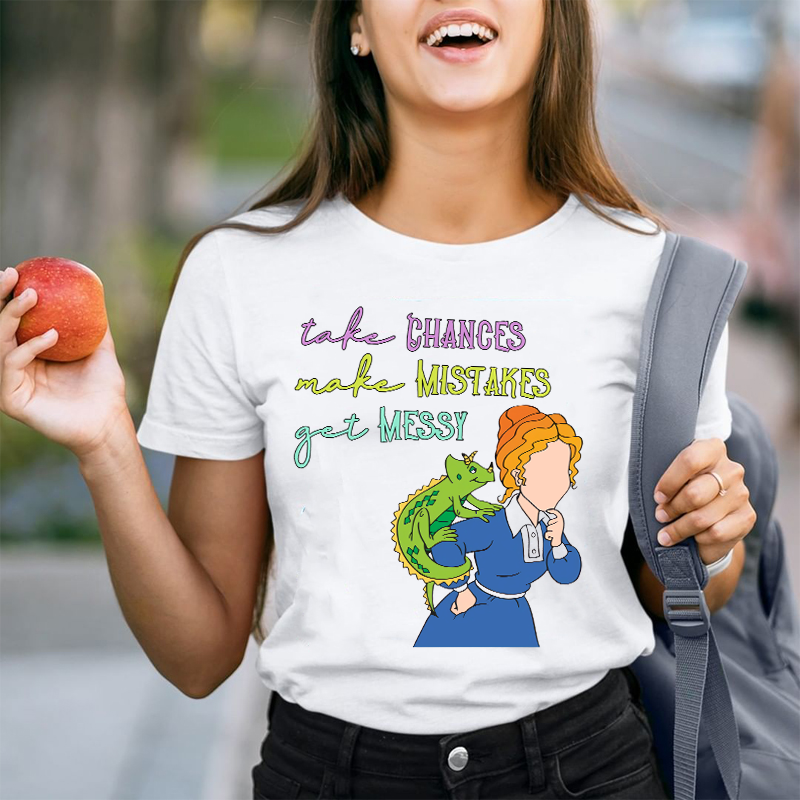 She Is Thinking Magic School Bus T-Shirt
