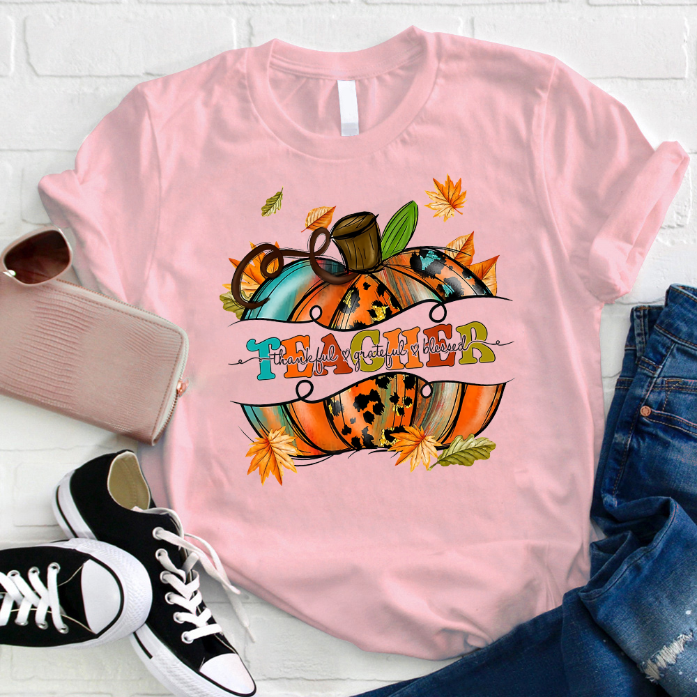 Pumpkin Teacher T-Shirt