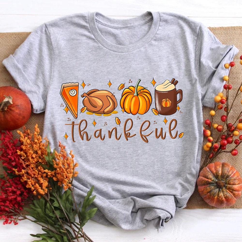 Pumpkin Spice And Turkey Teacher T-Shirt