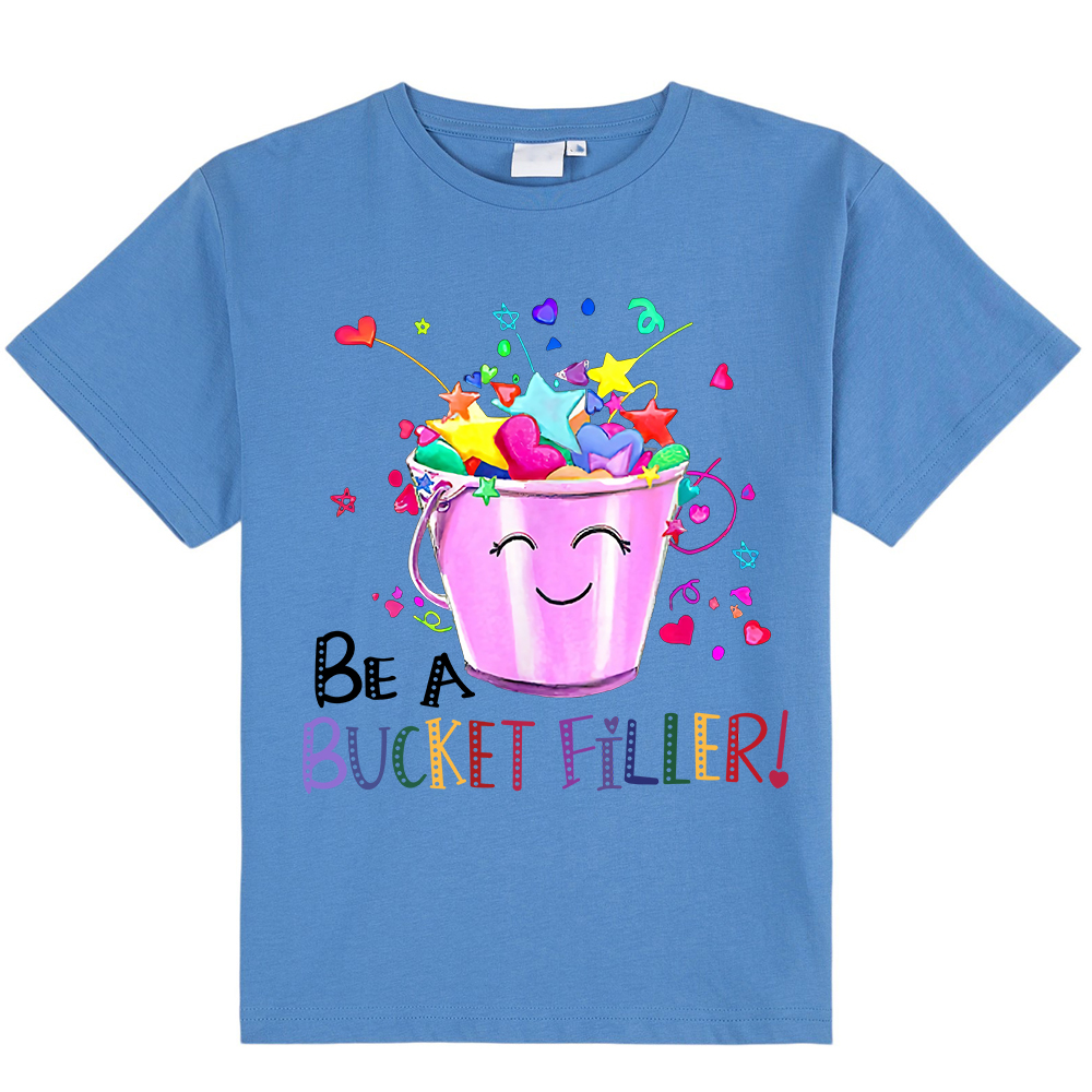 Be A Bucket Filler Cartoon Kids T-Shirt