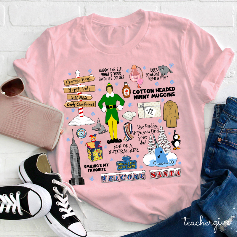 Welcome Santa Teacher T-Shirt