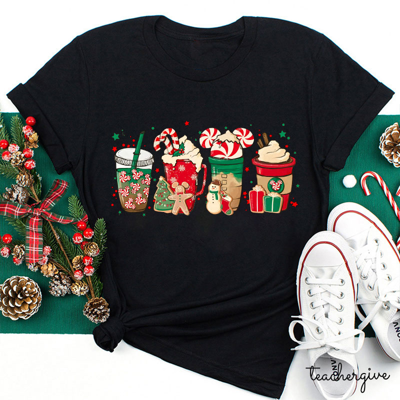 Bet You Want Some Christmas Drink Teacher T-Shirt