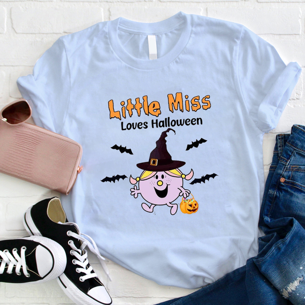 Little Miss And Her Favorite Halloween T-Shirt
