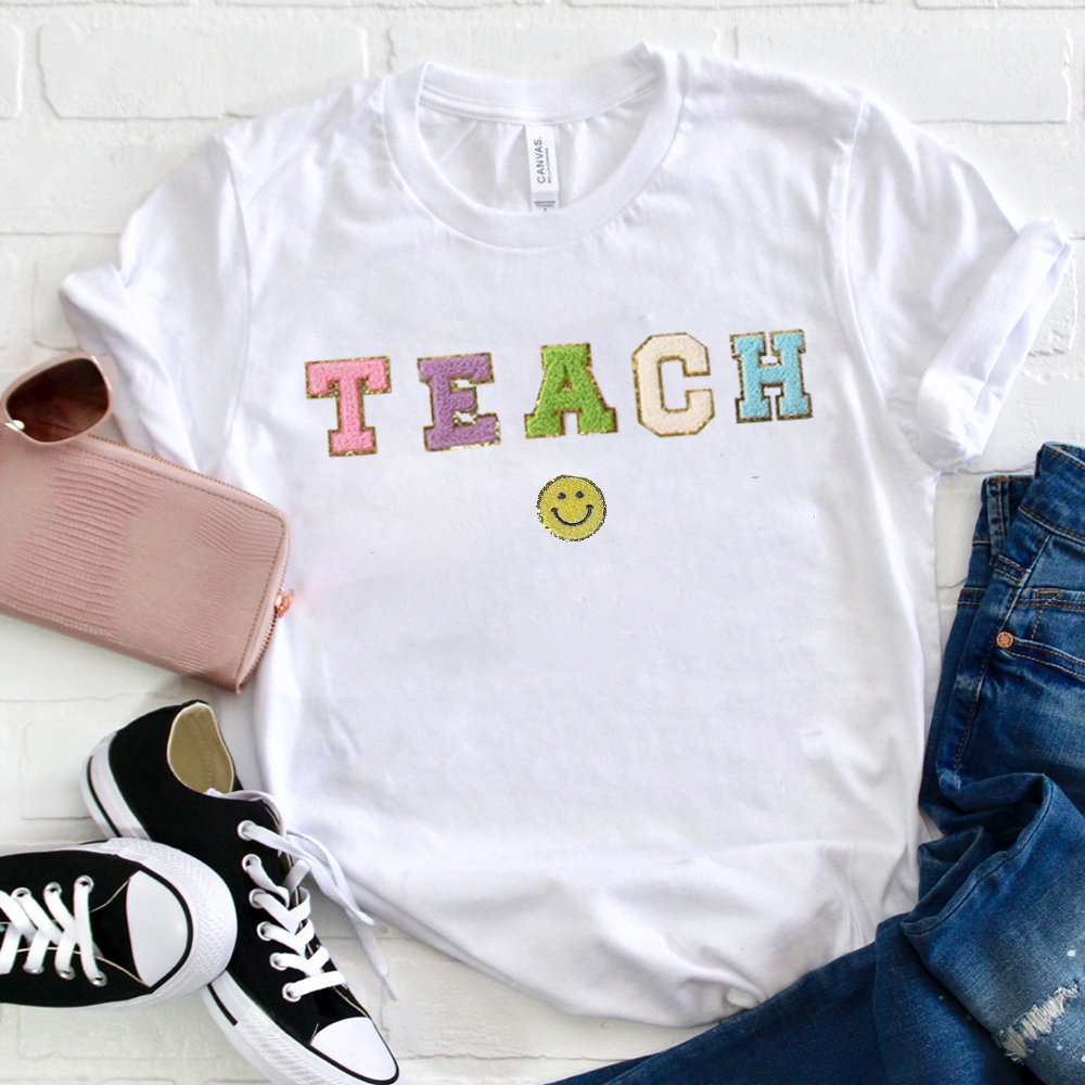 Colorful Teach Smile T-Shirt