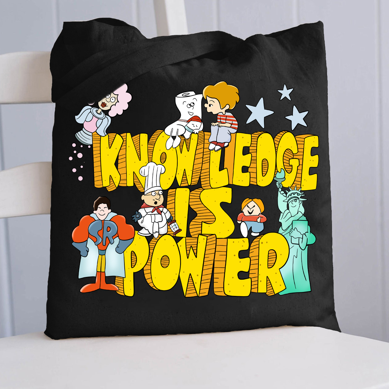 Knowledge Is Power Tote Bag
