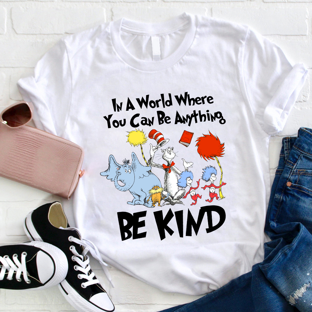 Elephant And Cat In A World Where You Can Be Anything T-Shirt