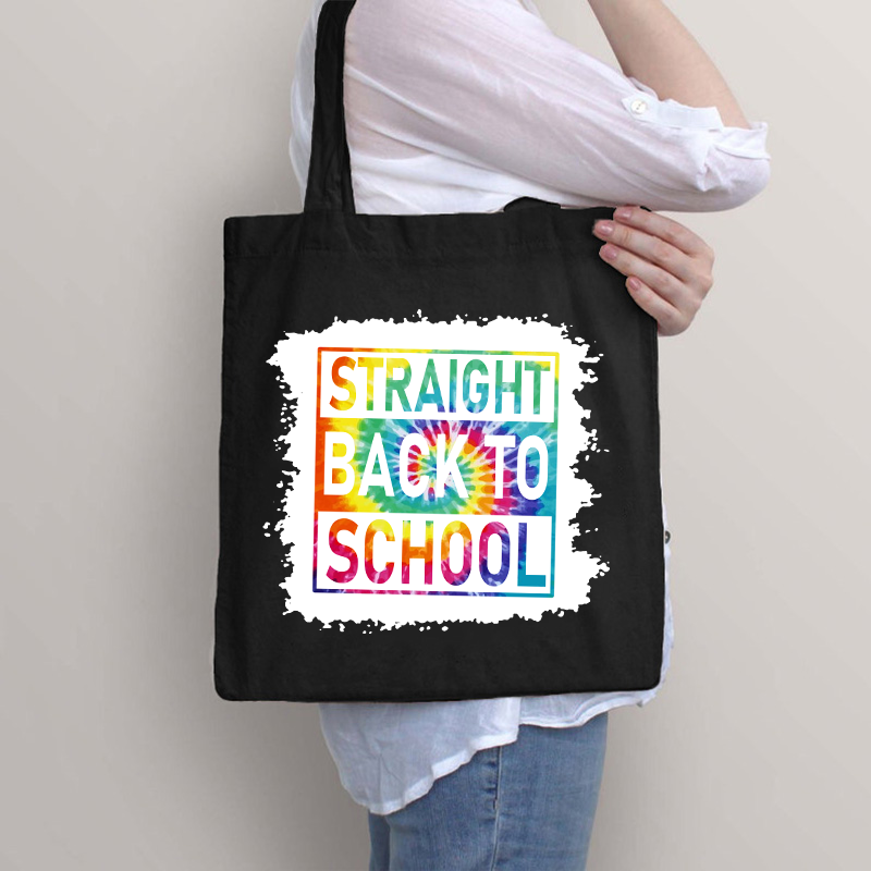 Straight Back To School Tote Bag