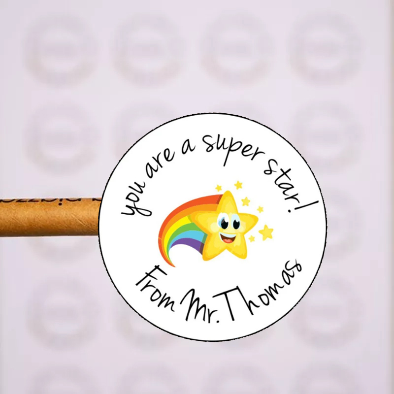 Personalized 175 PCS You Are A Super Star Stickers