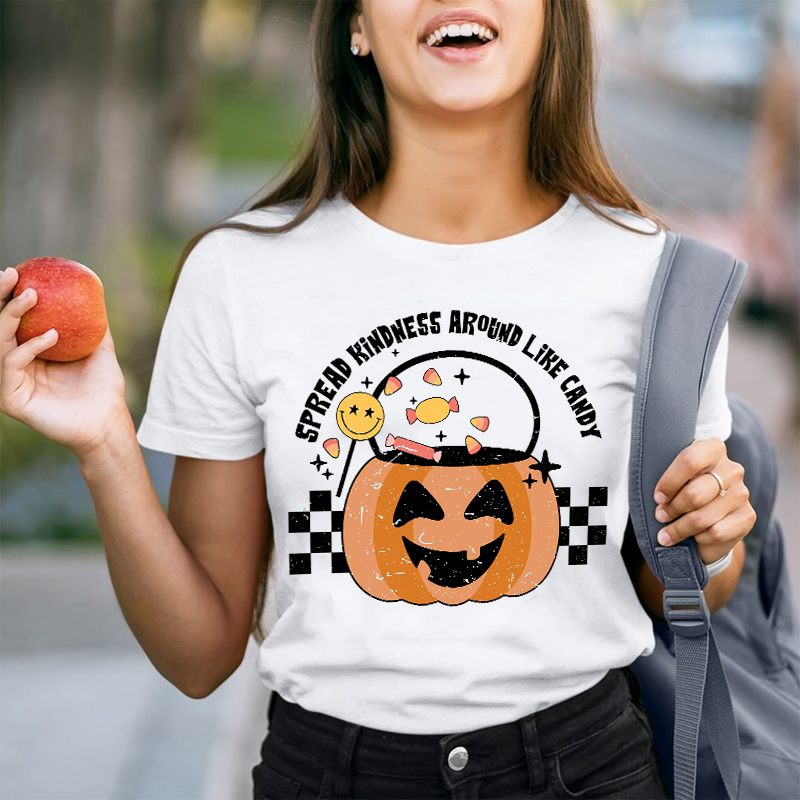 Spread Kindness Around Like Candy Teacher T-Shirt