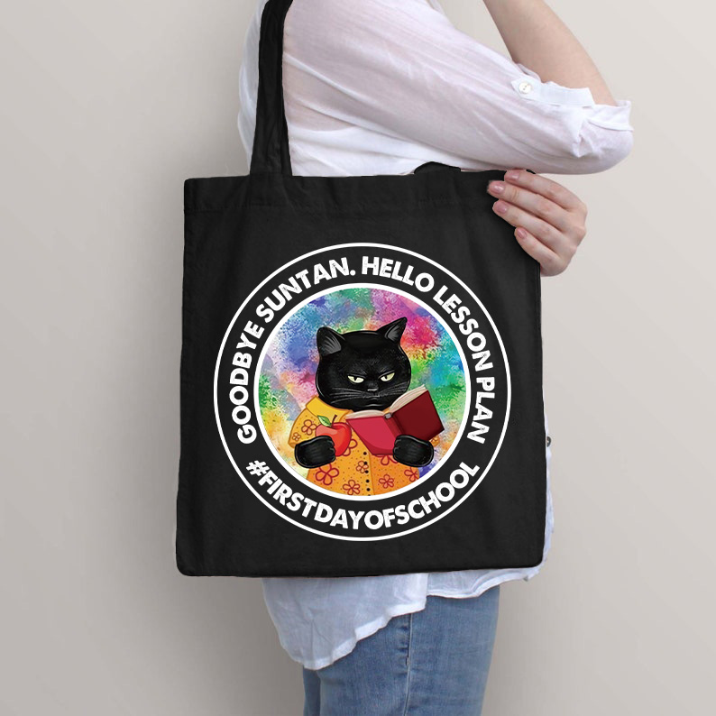 Goodbye Suntan Hello Lesson Plan Tote Bag