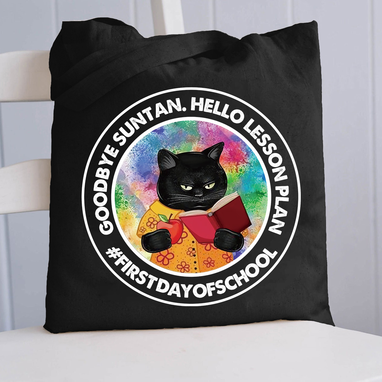 Goodbye Suntan Hello Lesson Plan Tote Bag