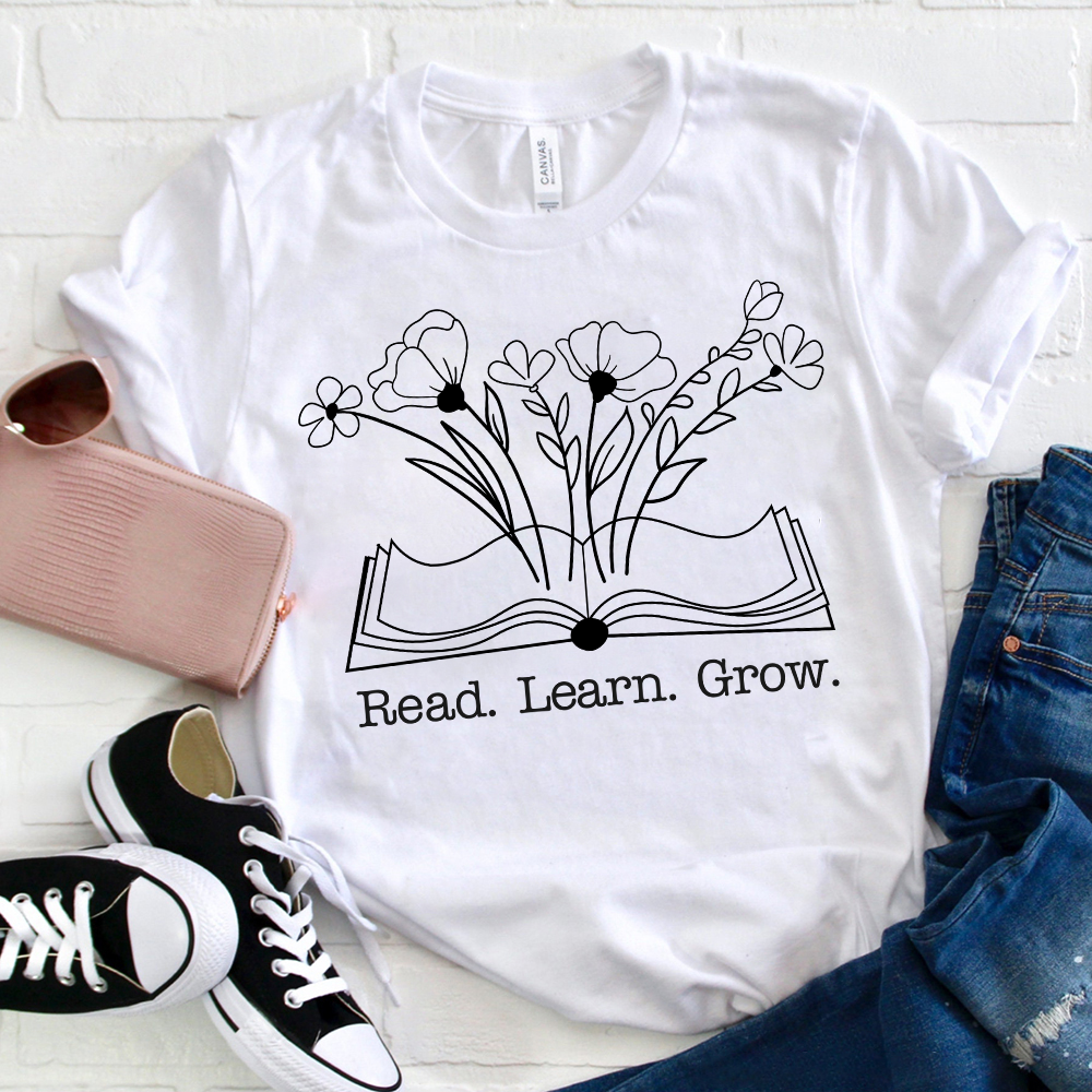 Read Learn Grow T-Shirt