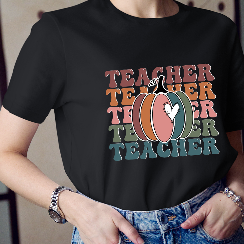 Retro Style Halloween Pumpkin T-Shirt