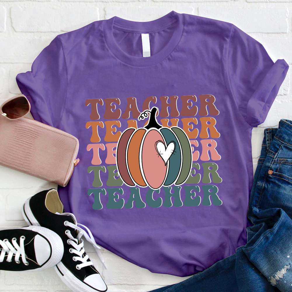 Retro Style Halloween Pumpkin T-Shirt