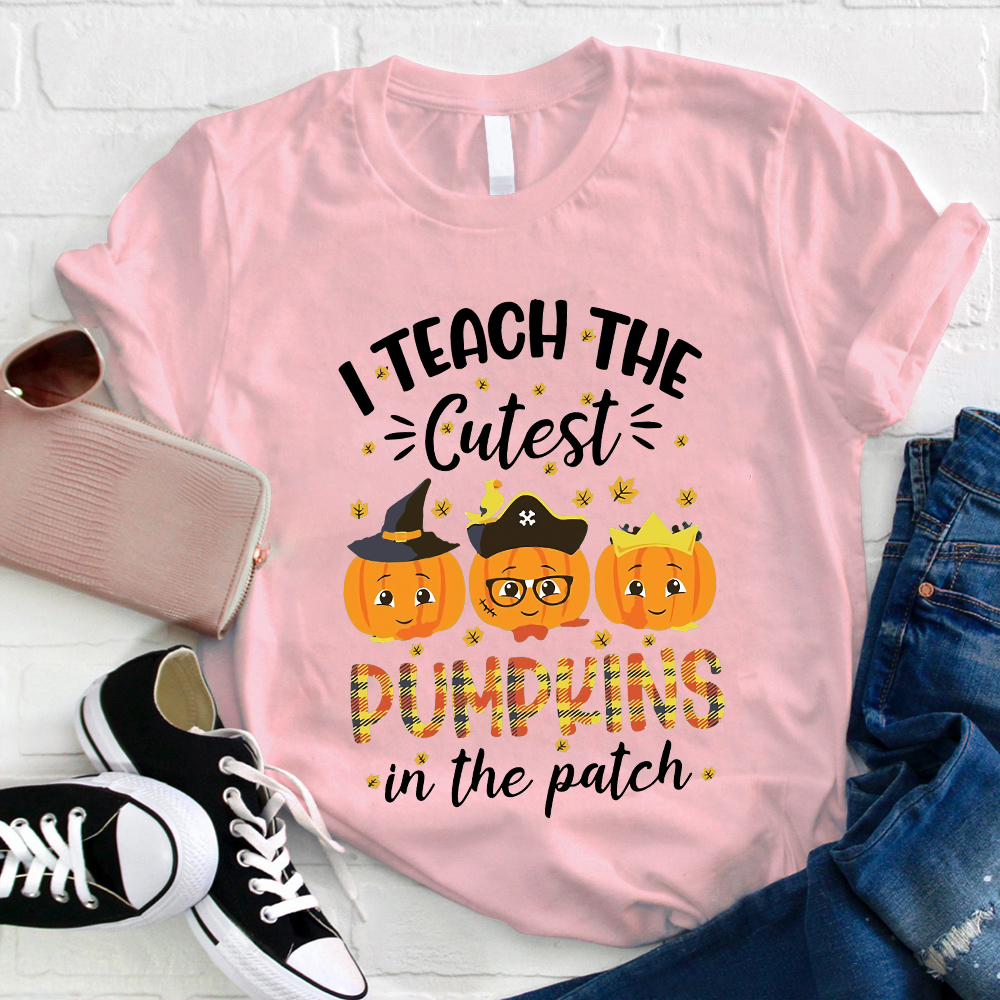 I Teach The Cutest Pumpkins In The Patch  Pirate Pumpkins T-Shirt