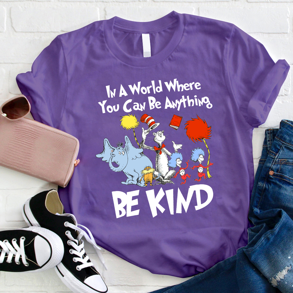 Elephant And Cat In A World Where You Can Be Anything T-Shirt