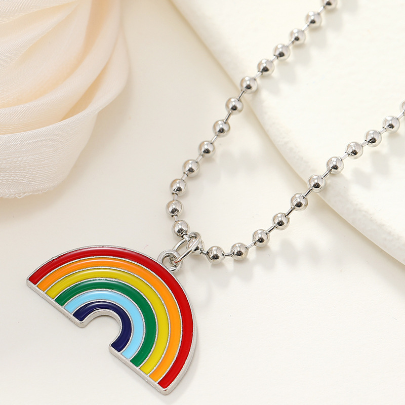 Rainbow Bead Necklace