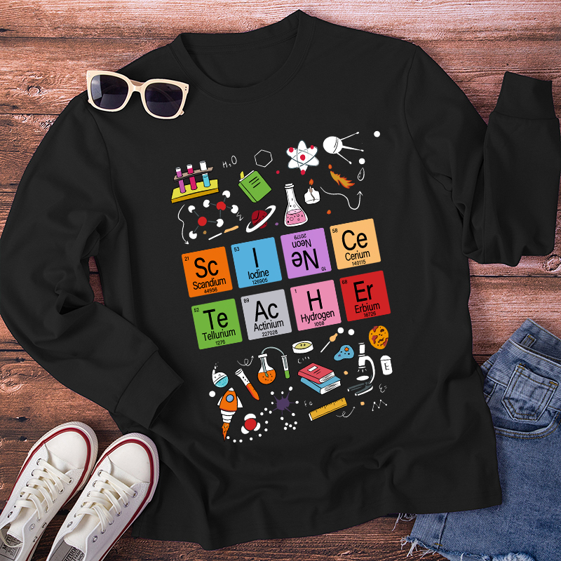 Science Teacher Long Sleeve T-Shirt