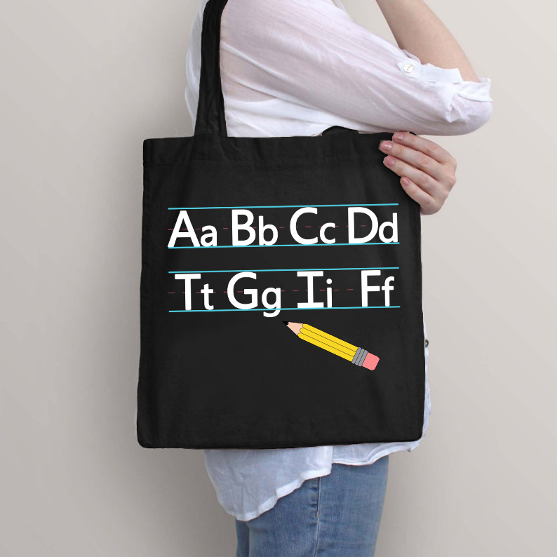 ABCD Teacher Tote Bag