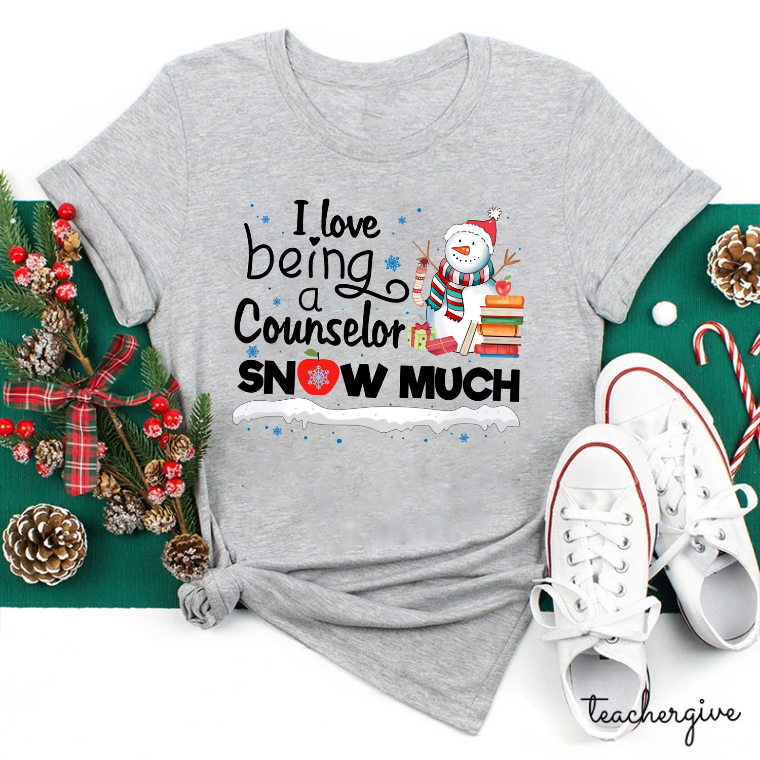 I love Being A Counselor Snow Much Teacher T-Shirt