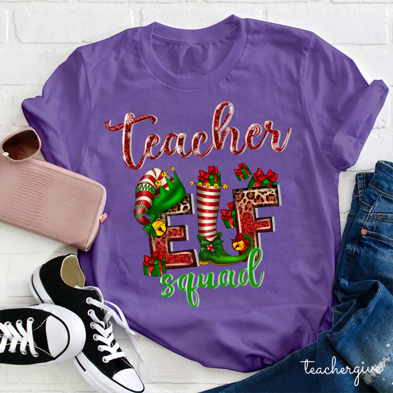 Teacher Elf Squad Teacher T-Shirt