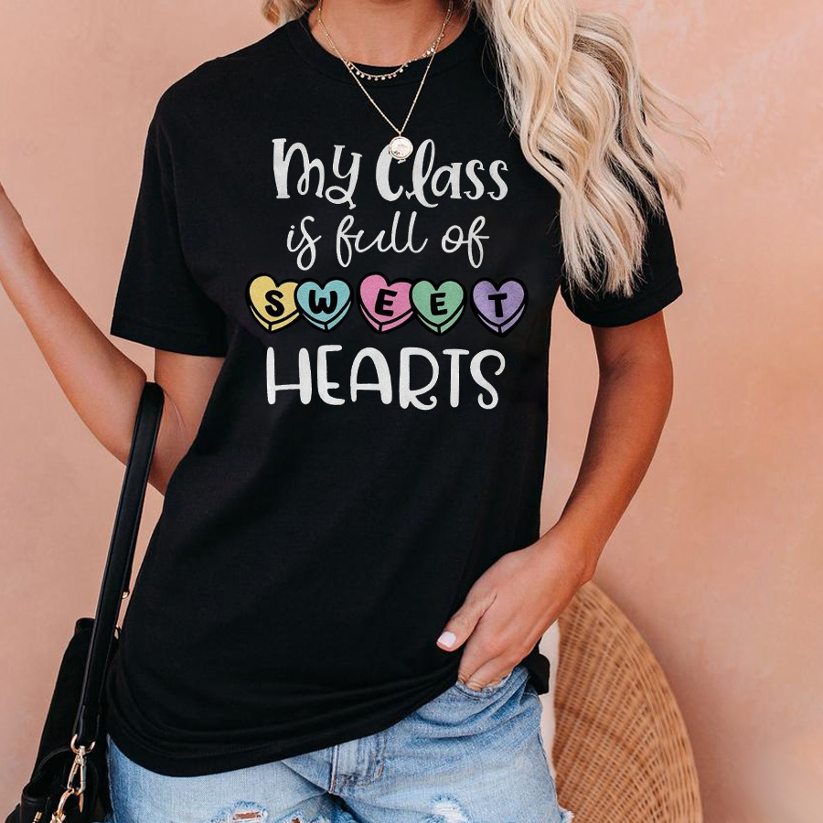 My Class Is Full Of Sweet Hearts Sugar T-Shirt