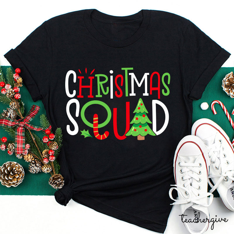 Christmas Squad Teacher T-Shirt
