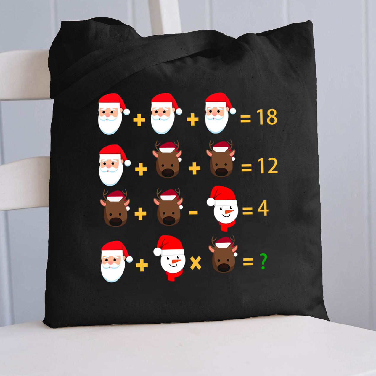 Funny Math Tote Bag-Teachergive