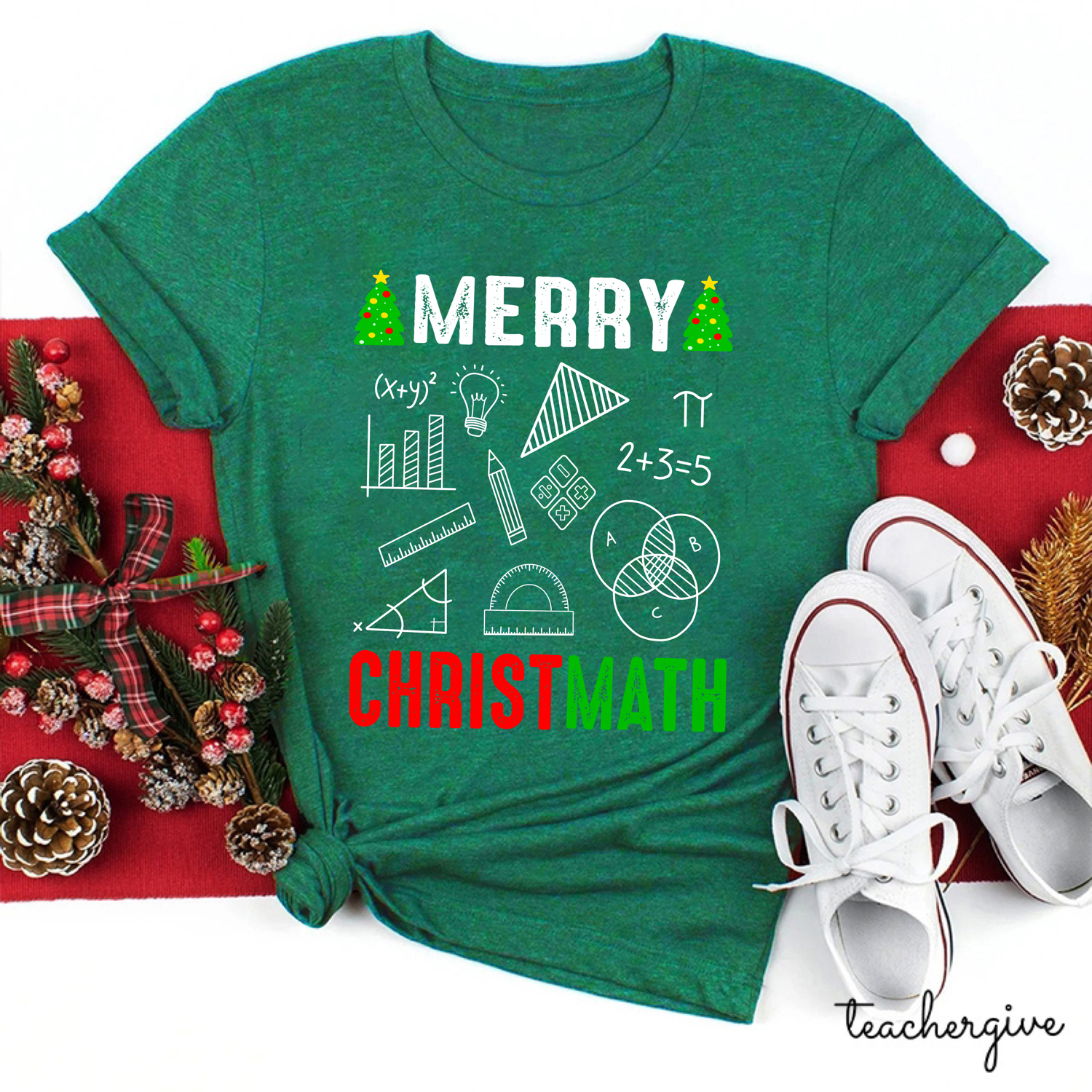 Merry Christmath Math Teacher T-Shirt