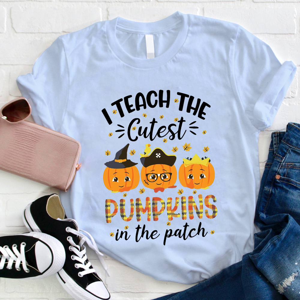 I Teach The Cutest Pumpkins In The Patch  Pirate Pumpkins T-Shirt