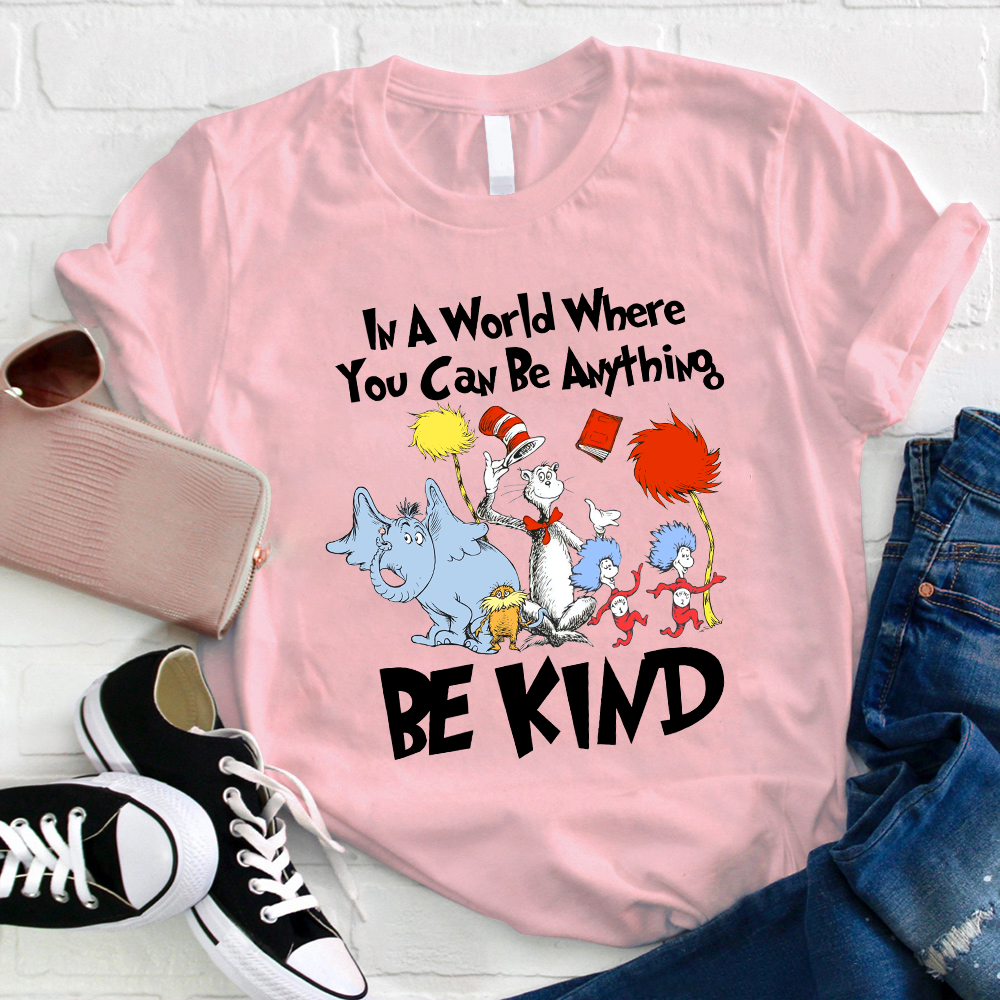 Elephant And Cat In A World Where You Can Be Anything T-Shirt