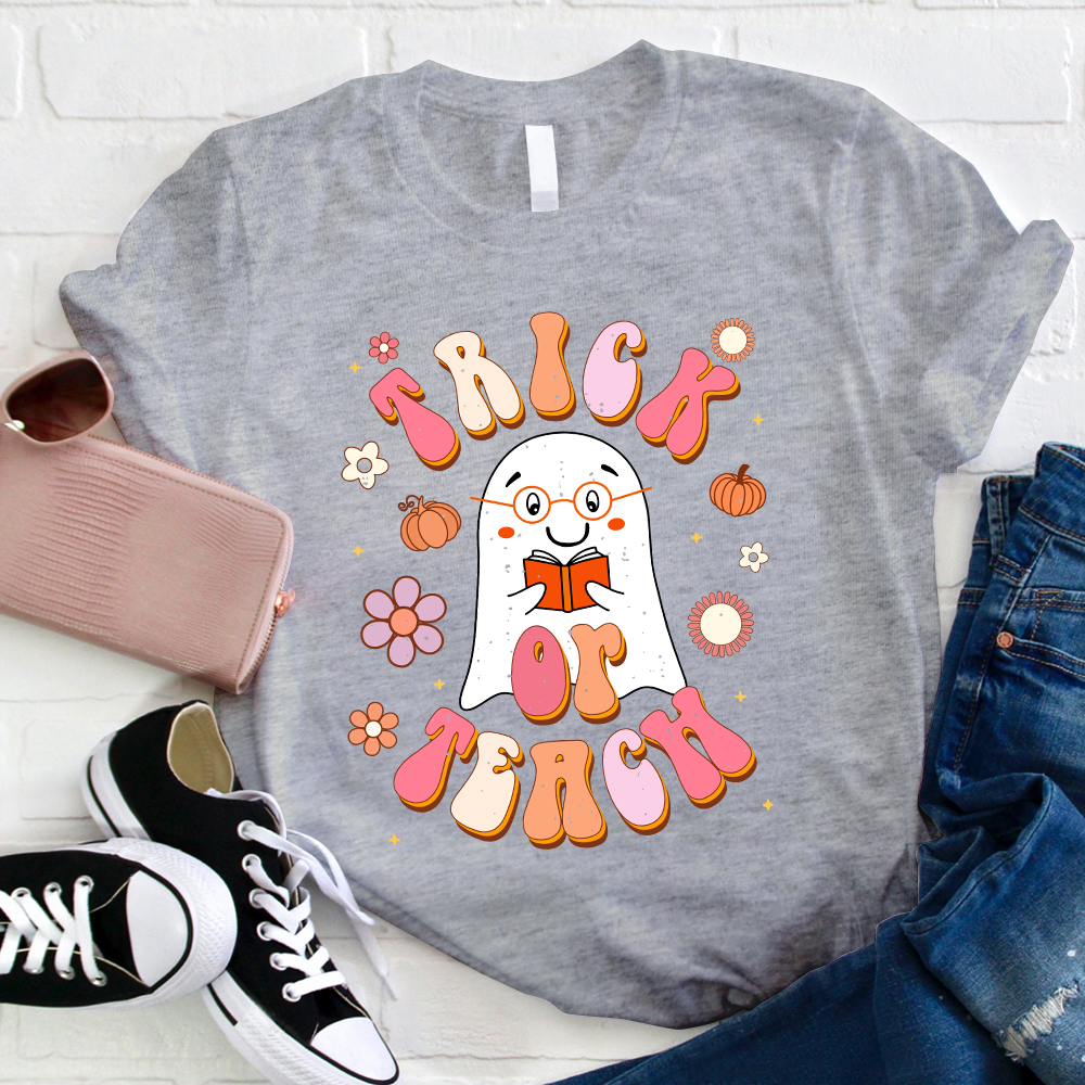 Trick Or Teach Carpet Of Flowers T-Shirt